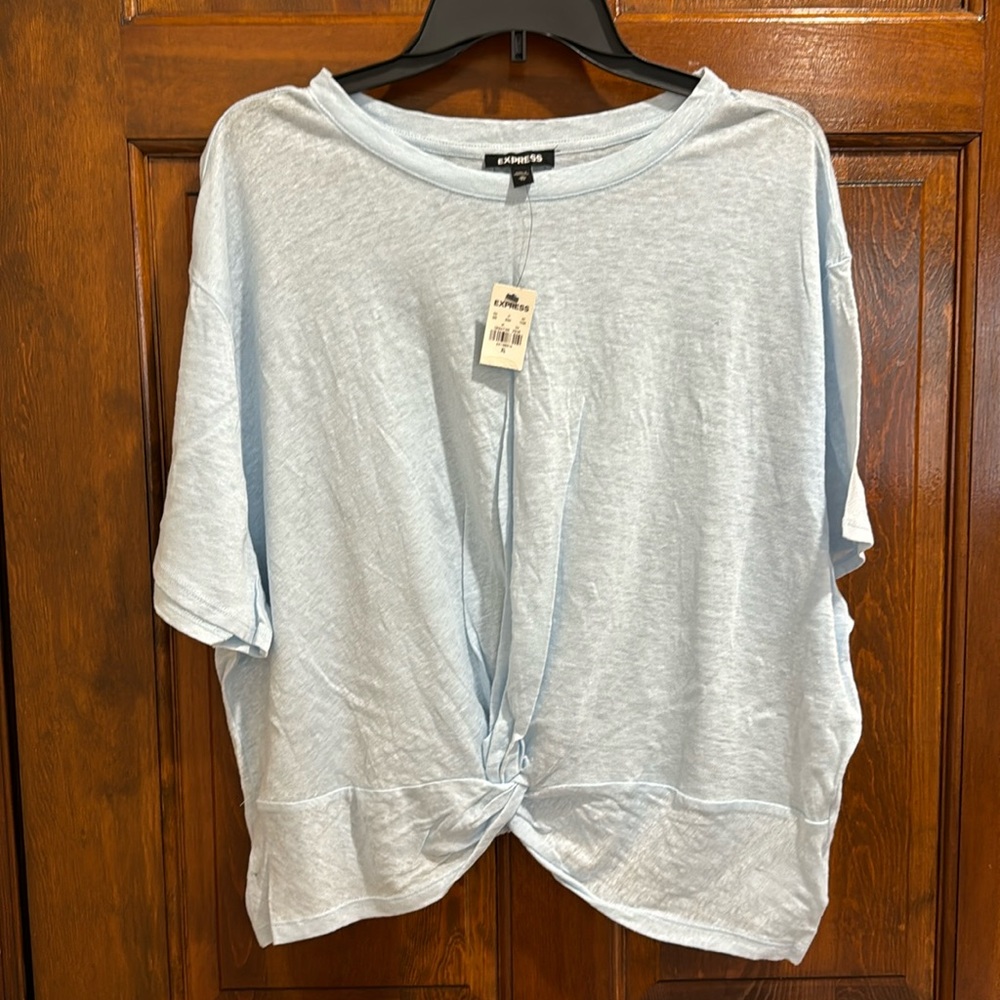 Blue express top